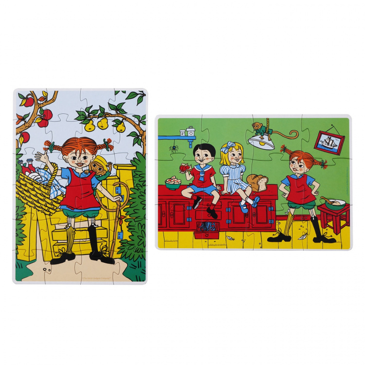 ASTRID LINDGREN Puzzle Pippi 2 Puzzles 12pcs + 24pcs
