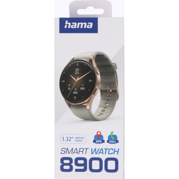 Hama Smart Watch 8900 Gold Beige