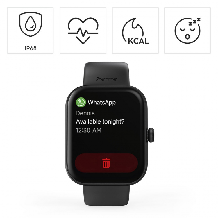 Hama Smart Watch 5000 Black