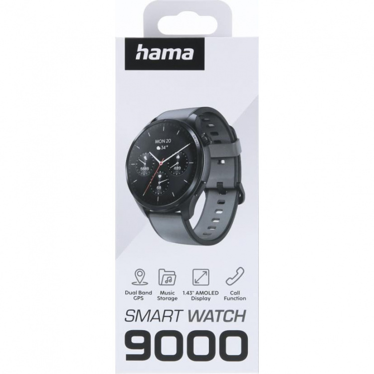 Hama Smart Watch 9000 Anthracite