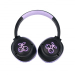 KUROMI Headphone Kuromi Over-Ear Wireless Led Light Sharing Aux