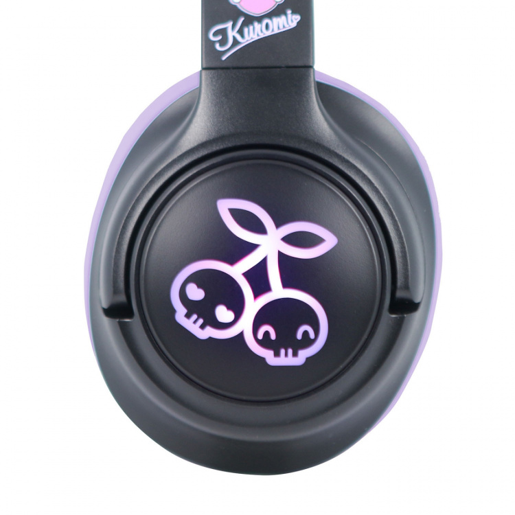 KUROMI Headphone Kuromi Over-Ear Wireless Led Light Sharing Aux