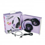 KUROMI Headphone Kuromi Over-Ear Wireless Led Light Sharing Aux