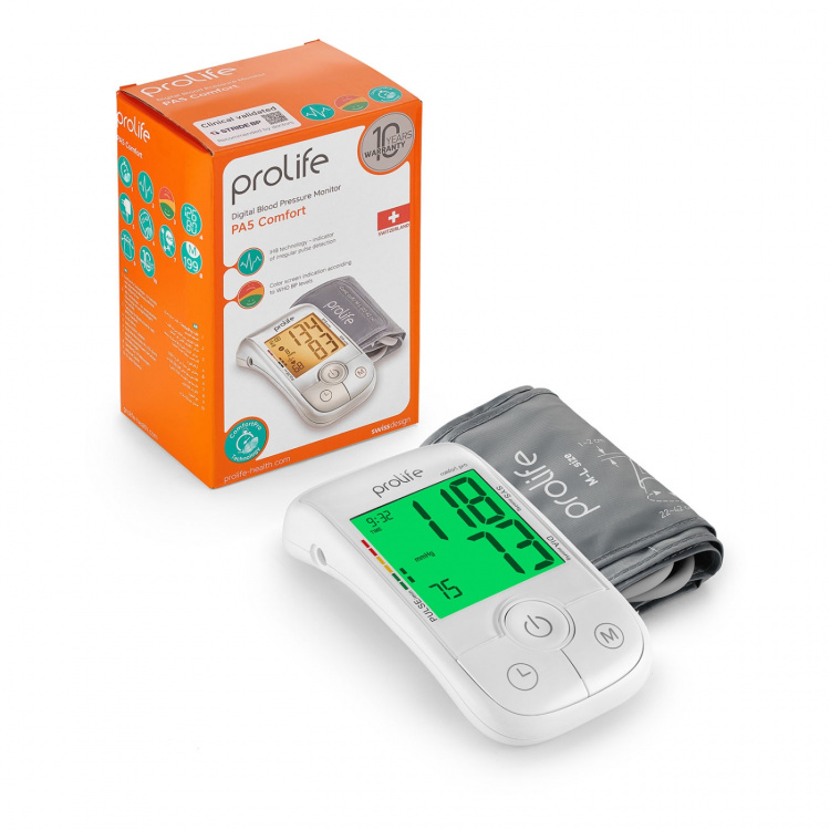 PROLIFE Blood Pressure Monitor Digital PA5 Comfort