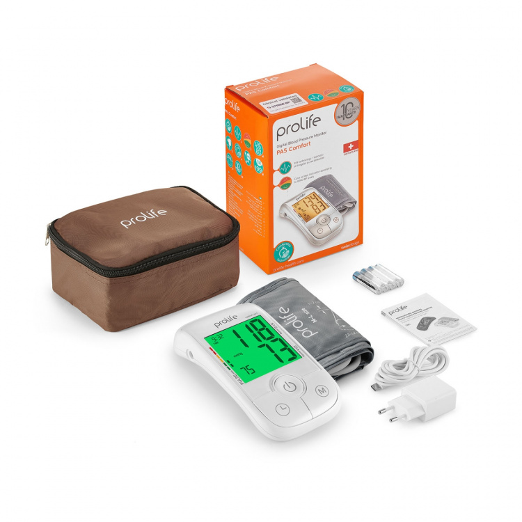 PROLIFE Blood Pressure Monitor Digital PA5 Comfort