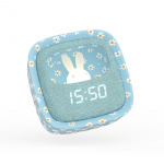 Mobility On Board Alarm Clock with Light Billy Clock Blue Flower