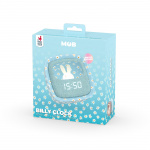 Mobility On Board Alarm Clock with Light Billy Clock Blue Flower