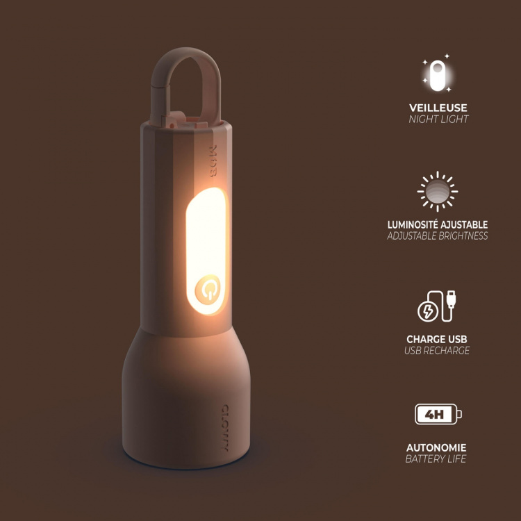 Mobility On Board Flashlight Glowy Pink