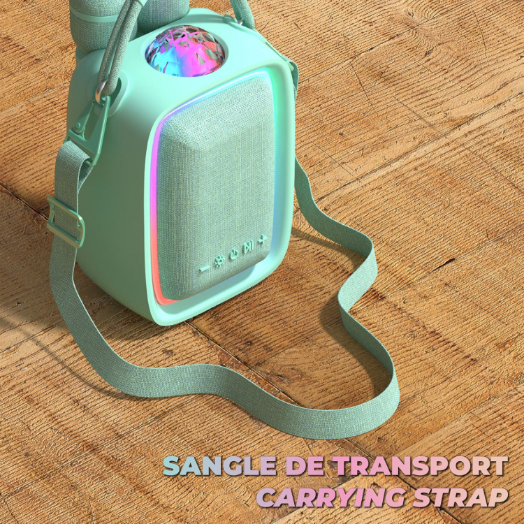 Mobility On Board Speaker/Karaoke Kit Singy Party Blue