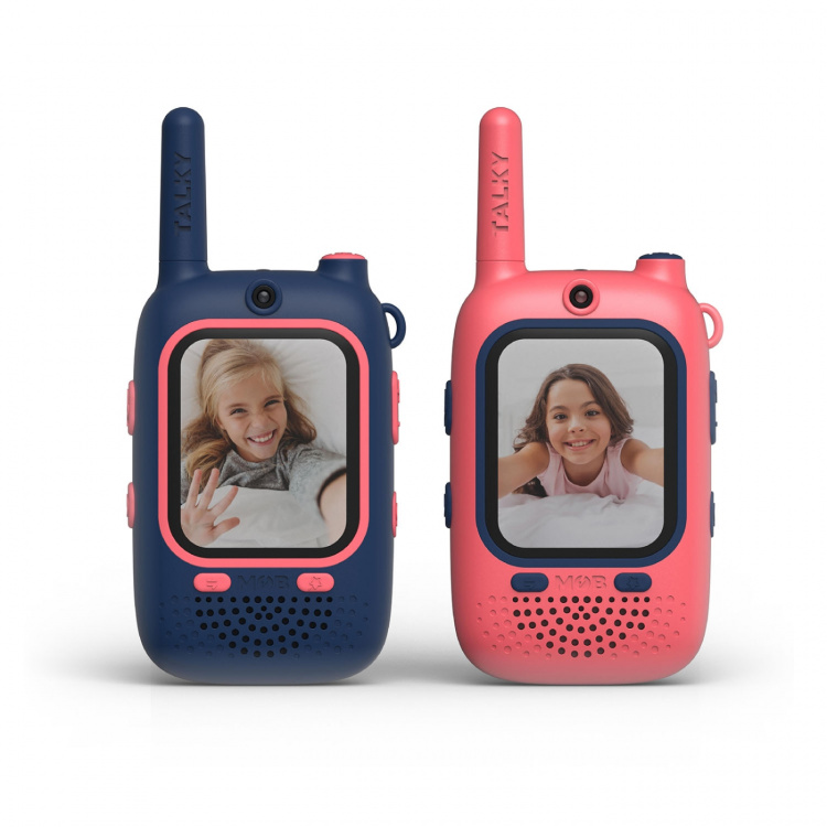 Mobility On Board Walkie Talkie Video Talky Cutie Blue and Pink