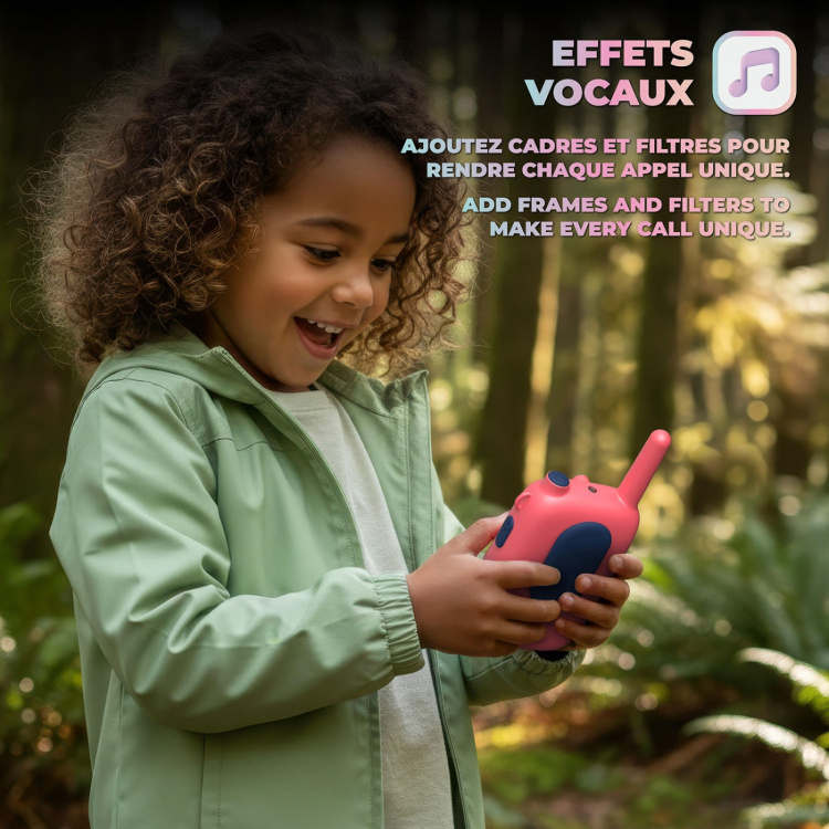Mobility On Board Walkie Talkie Video Talky Cutie Blue and Pink