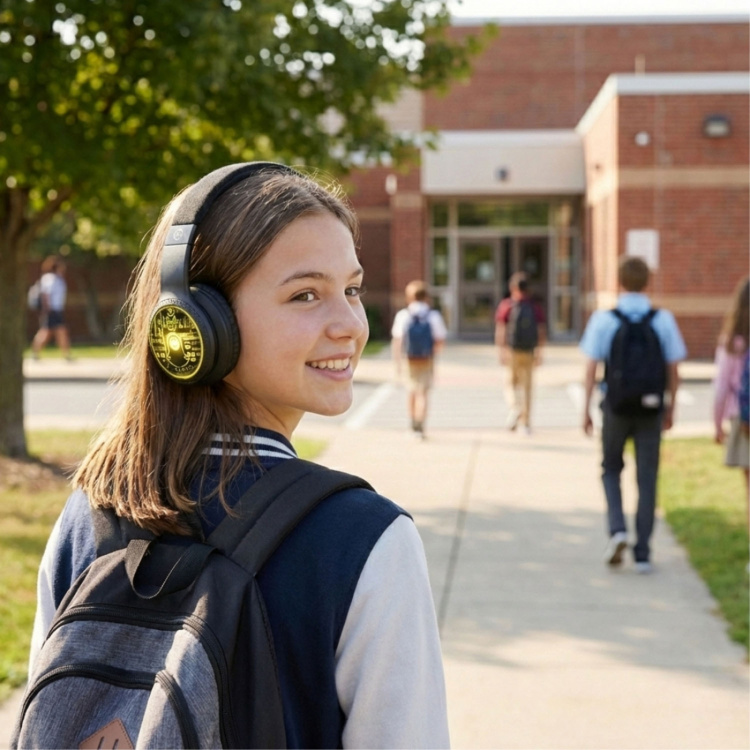 MINIONS Headphone LED Wireless On-Ear