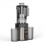 BLACK+DECKER Slow Juicer 1400W Stainless Steel