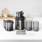 BLACK+DECKER Slow Juicer 1400W Stainless Steel