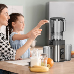BLACK+DECKER Slow Juicer 1400W Stainless Steel