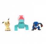 Pokémon Battle Figure 3 pack - Mimikyu, Porygon & Croagunk (PKW4091)