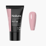 Nailura Poly Gel 12 - Ruby Pink - 30 ml
