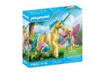 Playmobil Collectible Unicorn: Sunshine Blossom with Fairy (71842)