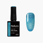 Nailura Gel Polish 309 - Aquamarine Blue - 10 ml