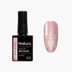 Nailura Gel Polish 322 - Peach Glitter - 10 ml