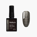 Nailura Gel Polish 373 - Onyx Black Sparkle - 10 ml