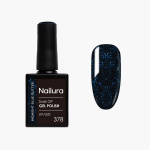 Nailura Gel Polish 378 - Midnight Blue Glitter - 10 ml