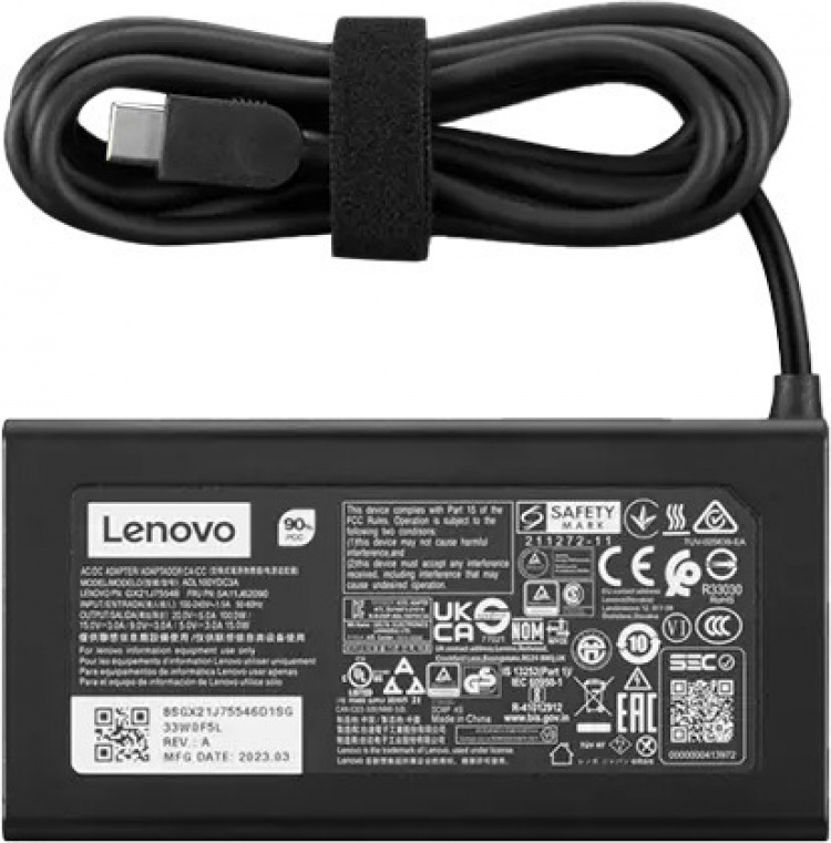 Lenovo 100 W AC Adapter (USB Type-C) - A charger compatible