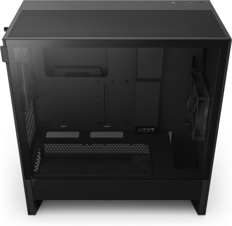 NZXT H5 Flow (2024) ATX Case with Window, Black 