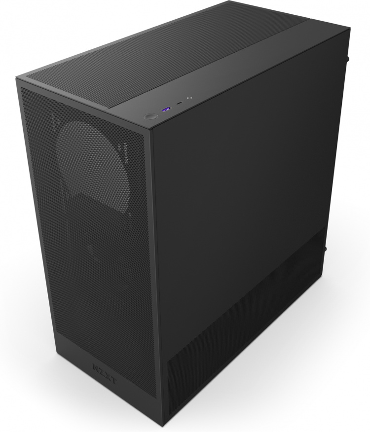 NZXT H5 Flow (2024) ATX Case with Window, Black 