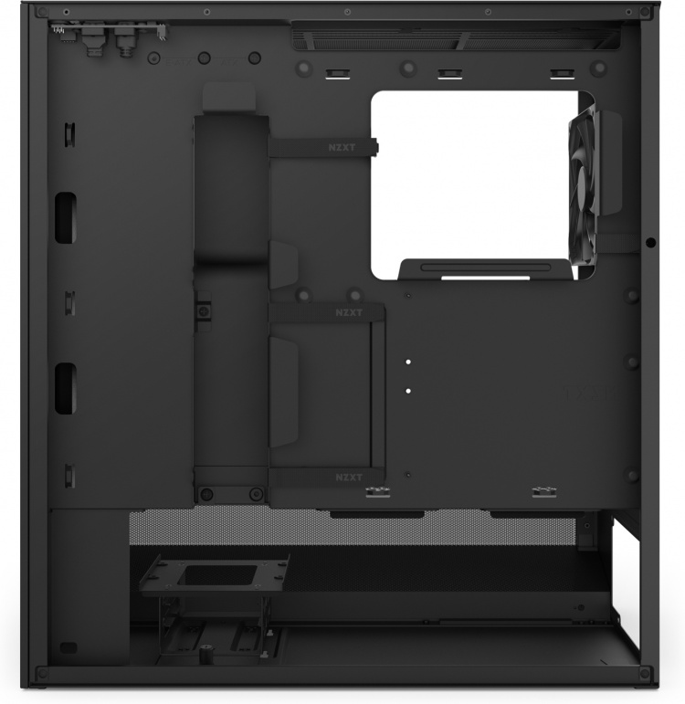NZXT H5 Flow (2024) ATX Case with Window, Black 
