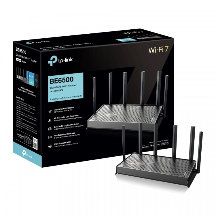 TP-Link Archer BE400 Dual-Band WiFi 7 Router