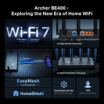 TP-Link Archer BE400 Dual-Band WiFi 7 Router