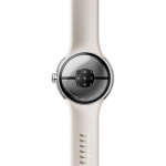 Google Pixel Watch 3 WiFi Smartwatch, 41 mm, Porcelain / Polished Silver