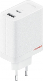 OnePlus SUPERVOOC 120W Dual-Port Power Adapter, White