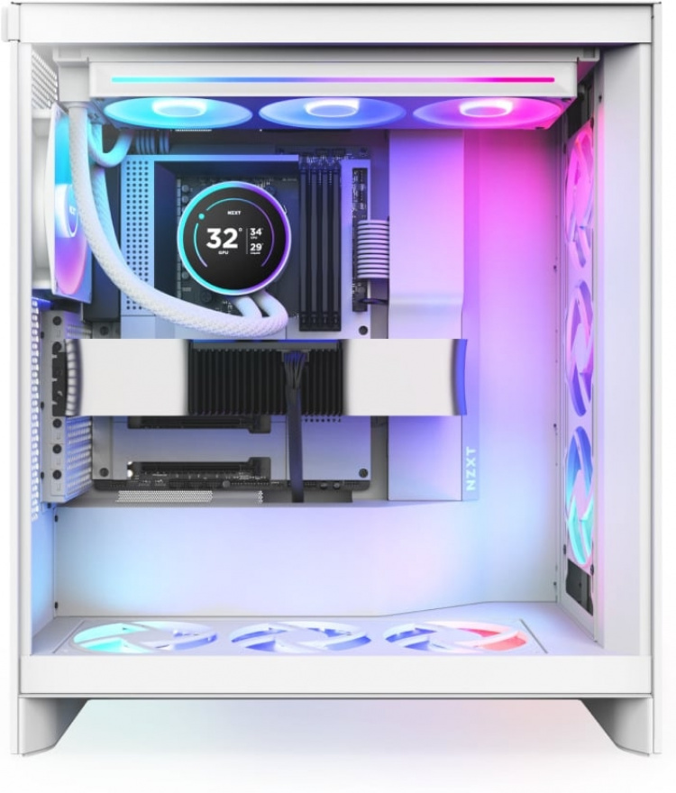 NZXT Kraken Elite RGB 360 (2024) Liquid Cooling System, White