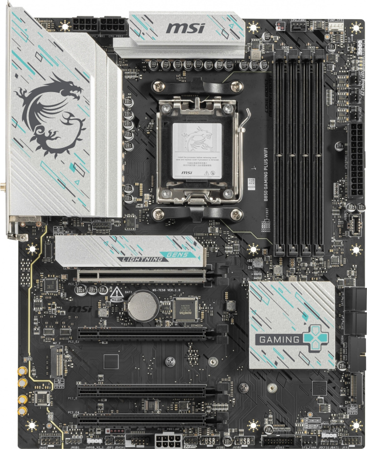 MSI B850 GAMING PLUS WIFI AM5 ATX Motherboard