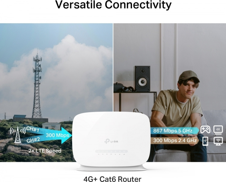 TP-Link Archer MR505 4G+ LTE Modem and Wi-Fi Router A