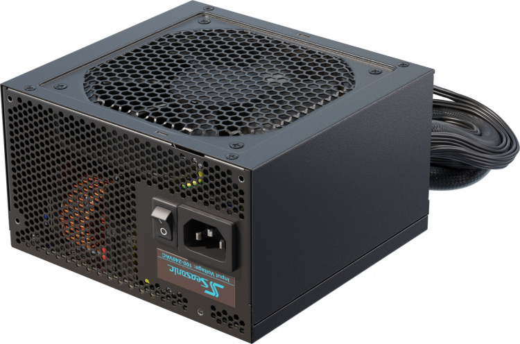 Seasonic G12 GM-650 (2024) ATX Power Supply, Black, 650 W