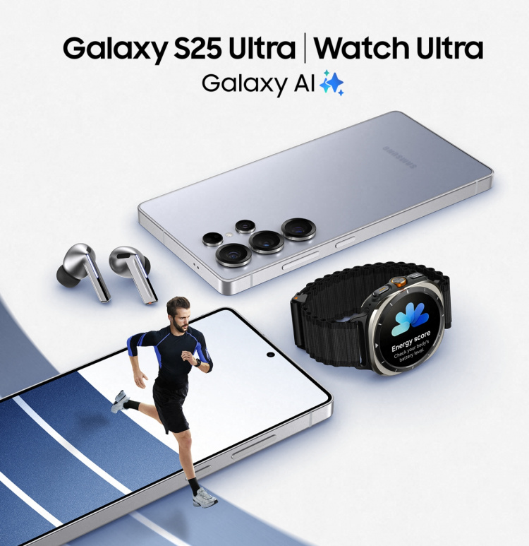Samsung Galaxy S25 Ultra 5G, 512/12 GB, Titanium White/Silver