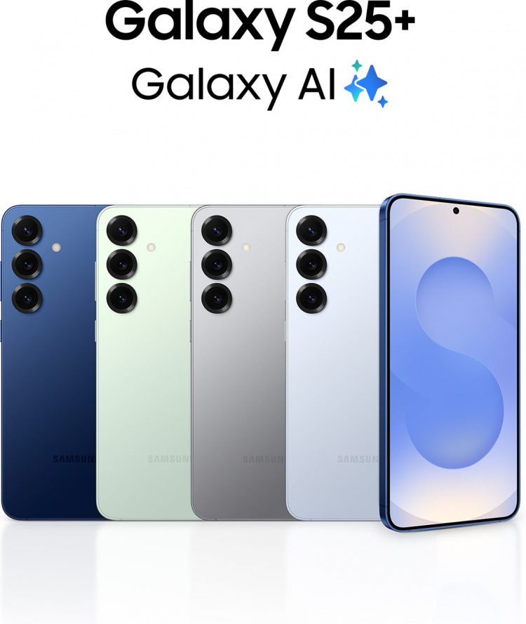 Samsung Galaxy S25+ 5G, 256/12 GB, Silver Shadow