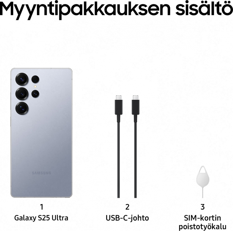 Samsung Galaxy S25 Ultra 5G, 512/12 GB, Titanium Silverblue