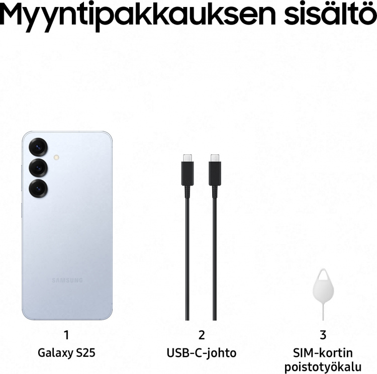 Samsung Galaxy S25 5G, 128/12 GB, Icy Blue