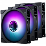 Phanteks M25 Gen2 140 mm PWM DRGB Fan, Black, 3-Pack This