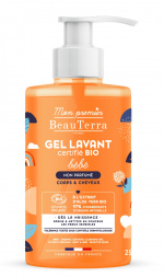 BeauTerra Unscented Baby Wash Gel - BIO - 750 ml