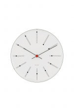 Arne Jacobsen Clocks Arne Jacobsen - Bankers Wall Clock - Ø21 cm - White