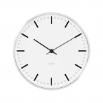 Arne Jacobsen Clocks Arne Jacobsen - City Hall Wall Clock - Ø16.5 cm - White