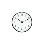 Arne Jacobsen Clocks Arne Jacobsen – Station Wall Clock – Ø21 cm – Black