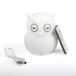 bblüv Night Light Owl - Touch and Remote Control
