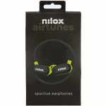 Nilox Hörlurar Sport Air Conduction ENC Airtunes Svart/Lime