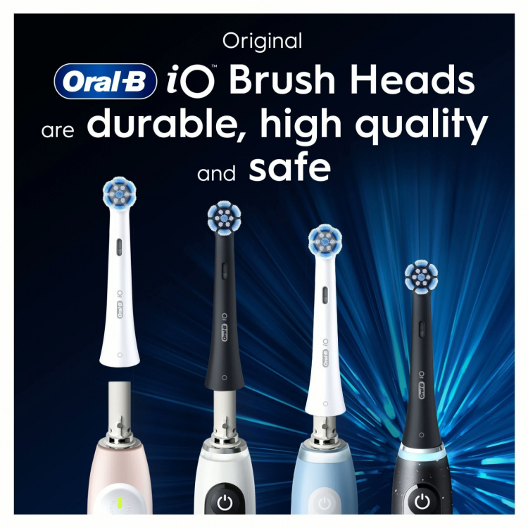 Oral B Borsthuvud iO Gentle Care Black 2st